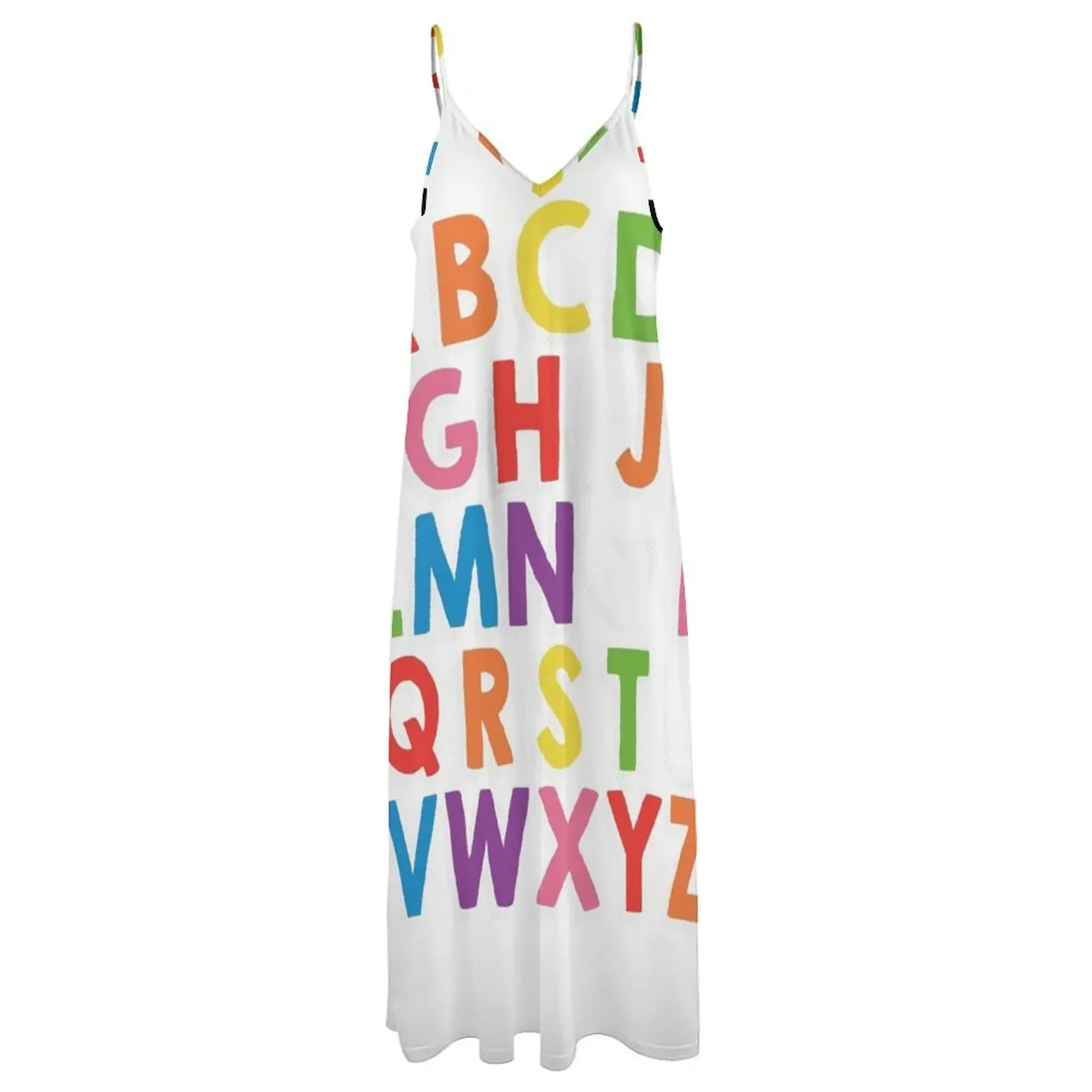 T-shirt graphique I Love You Alphabet, parfait pour les maternelles, les enfants d'âge althet les enseignants! Robe en fibre pour femmes, tenue féminine