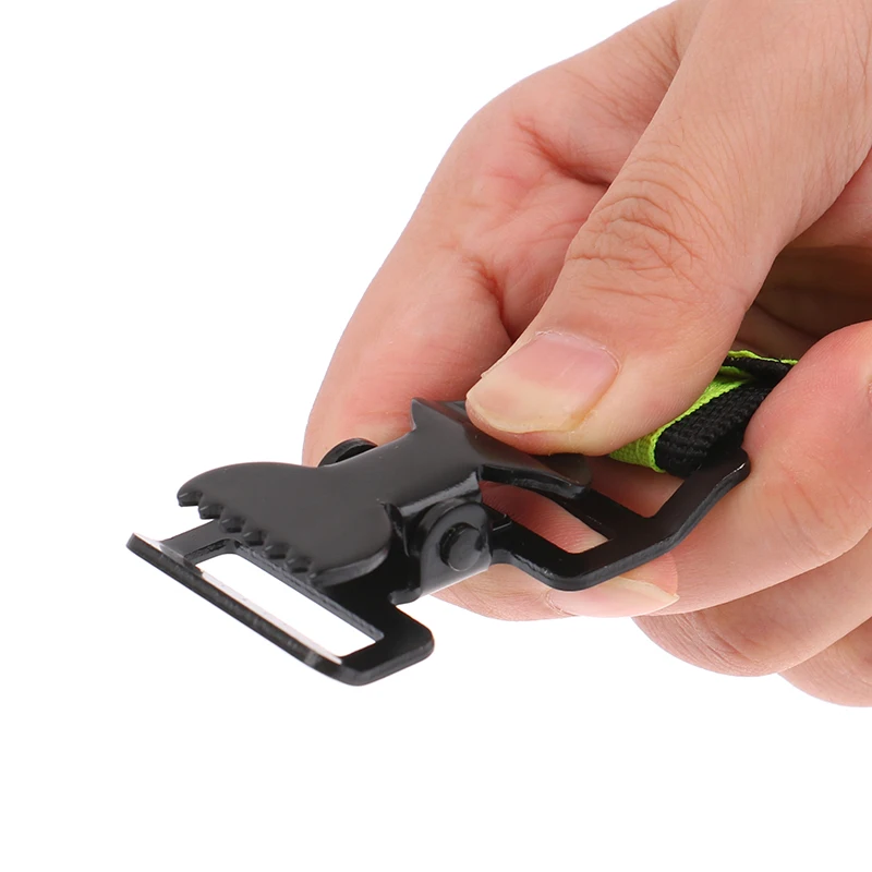 Fluorescent Green Fire Work Glove Strap Heavy-Duty Reflective Rescue Turnout Gear Clip