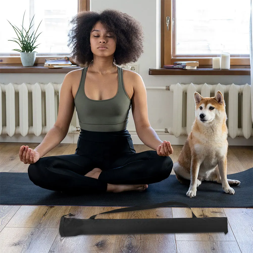 

4Pcs Trekking Pole Storage Bag Black Durable Hiking Gear Storage Pouch Tent Poles Carry Case Shoulder Bag Camping Organizer