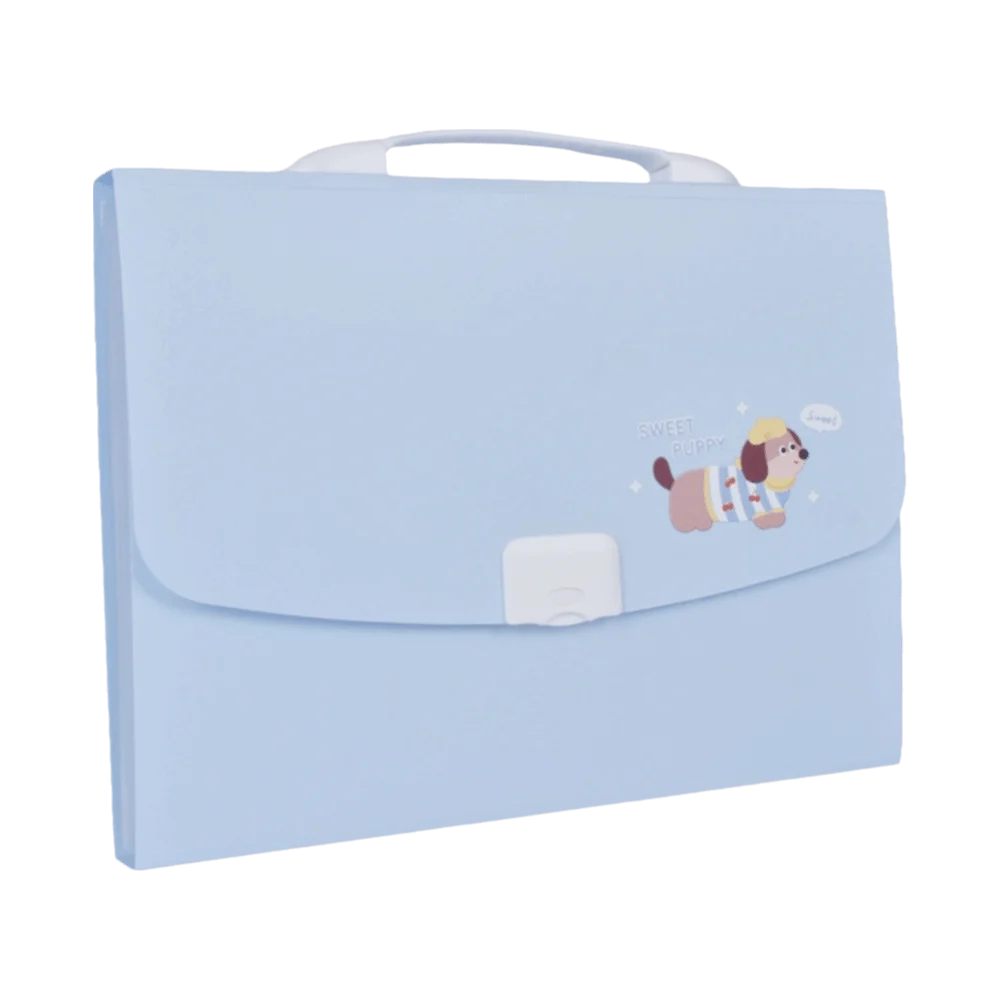 

13 Pockets Expanding File Folder a4 Size Large Capacity Paper Document Storage Holder Multi-Layer Cartoon Portable Organ Bag