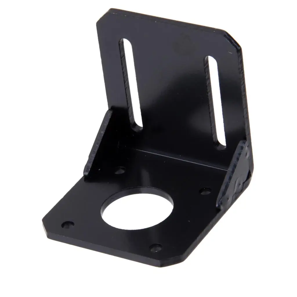 

NEMA17 Stepper Motor Holder Alloy Steel Support Bracket Black for Automotive Instrument Panel Use