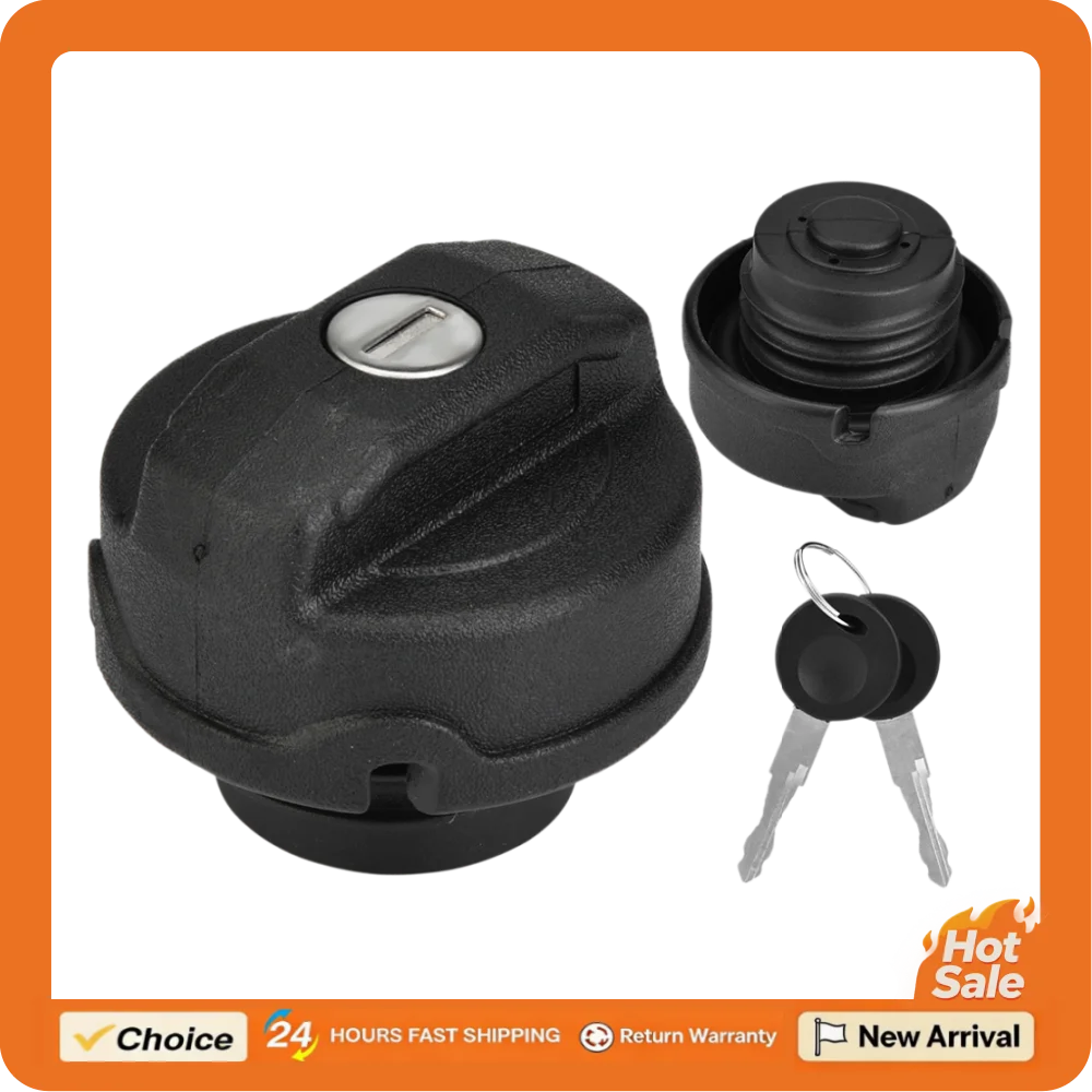 Car Fuel Tank Filler Cap With 2 Keys For Volkswagen VW Beetle 1947-2003 Locking Fuel Petrol Tank Cap 191201551 Car Accessories