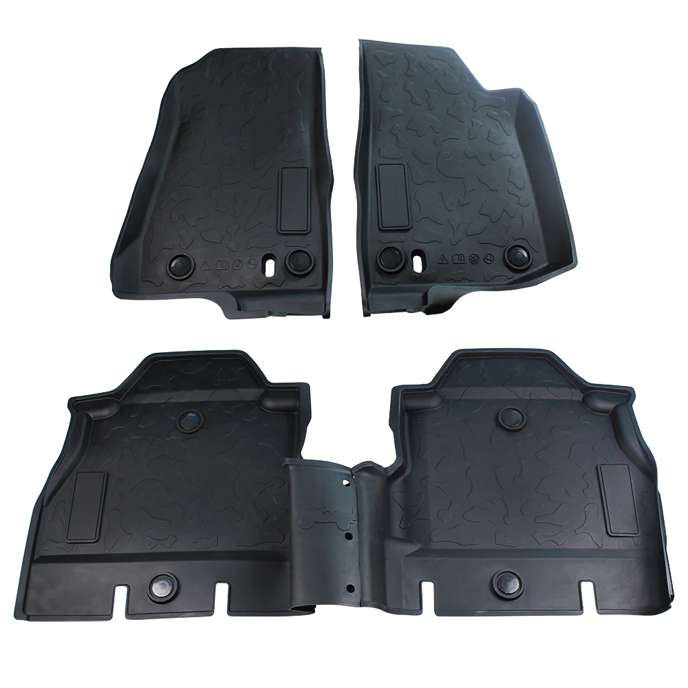 

Black Floor Mat 4-Door Compatible for Jeep Wrangler JL 2018-2020 Car Accessories
