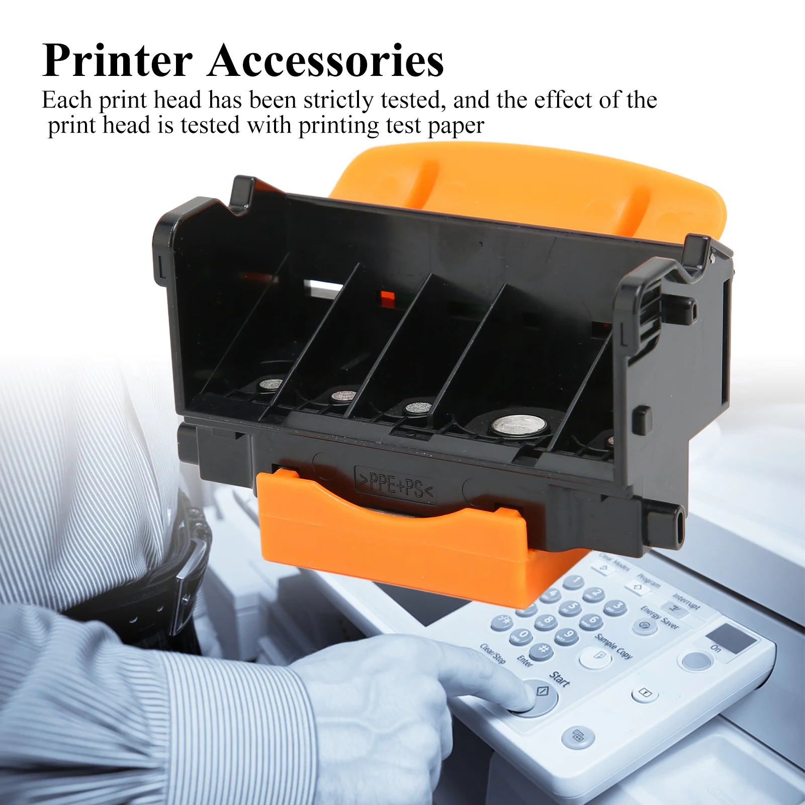 Print Head Single Black Stable Printer Accessory with Protective Cover for IP4600 IP4680 IP4700 IP4760 MP630 MP640 Printer Head