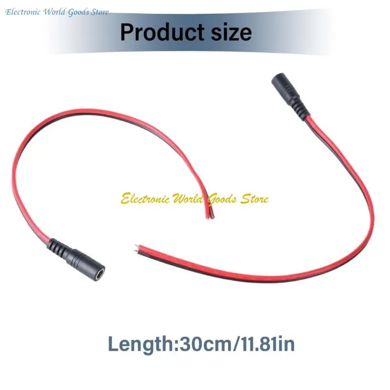 A3PD Doppelparallel DC5.5X2,1 mm 18AWG -Steckerkabel für LED -Lichtrouter