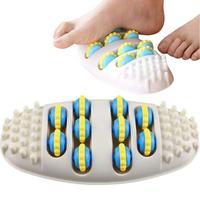 1-Pack Hypoallergenic Foot Massage Mat with Acupressure Kneading Design, Non-Powered Plastic Reflexology Tool for Stress Re