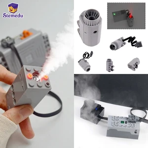 DIY 빌딩 블록 기술 모터 분무기 전기 배기 모터 첨단 기차 자동차 부품을위한 레고와 호환됩니다. 6 최고의 판매 레고 엔진 - №4