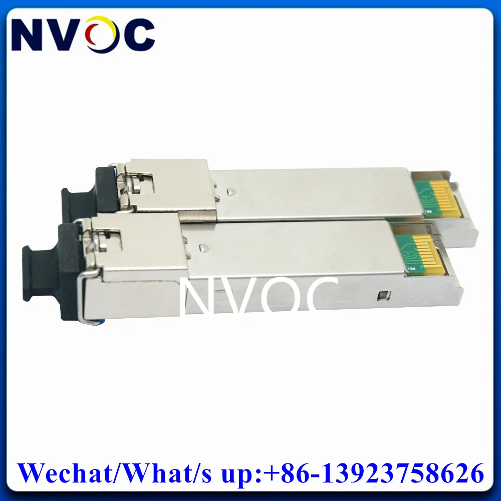 5Pair Megaibt BIDI 60KM SFP Fiber Optic Module 155M Simplex LC/SC 1310/1550nm Single Fiber Bi-directional Optical Transceiver