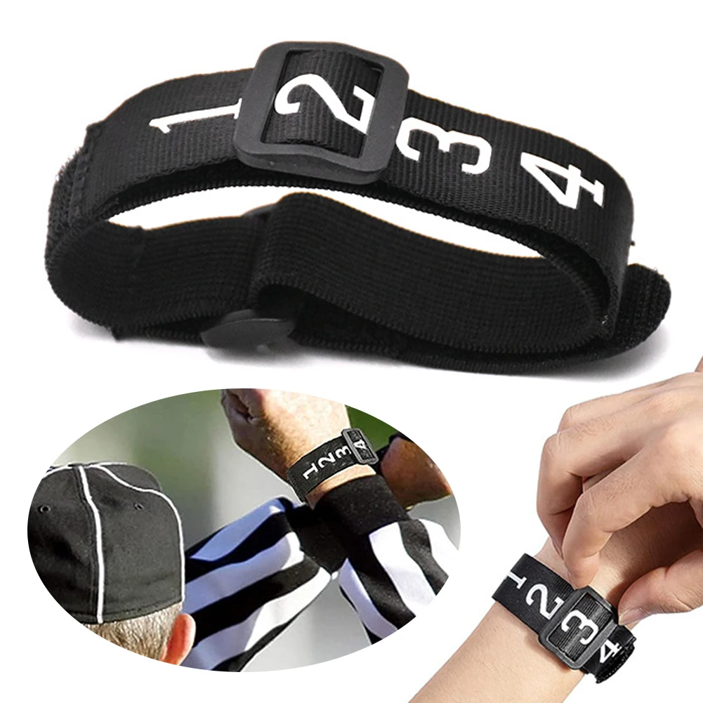 Football Referee Gear Football Yard Markers with Sliding Clip Football Numbered Wrist Down Indicator Football Accessories