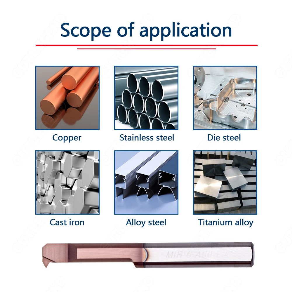 HRC65 MIR small hole thread boring tool MIR3 MIR4 MIR5 MIR6 MIR8 A60 L10 L15 L22 small diameter Carbide thread Tool Boring Bar