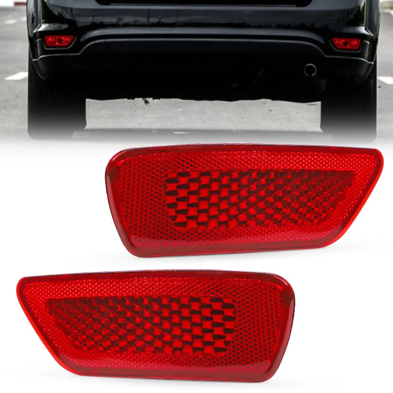 Rear Bumper Reflector Light Cover for Jeep Compass Dodge Journey Car Accessorie Replace Supplies OEM：57010720AC 57010720AB