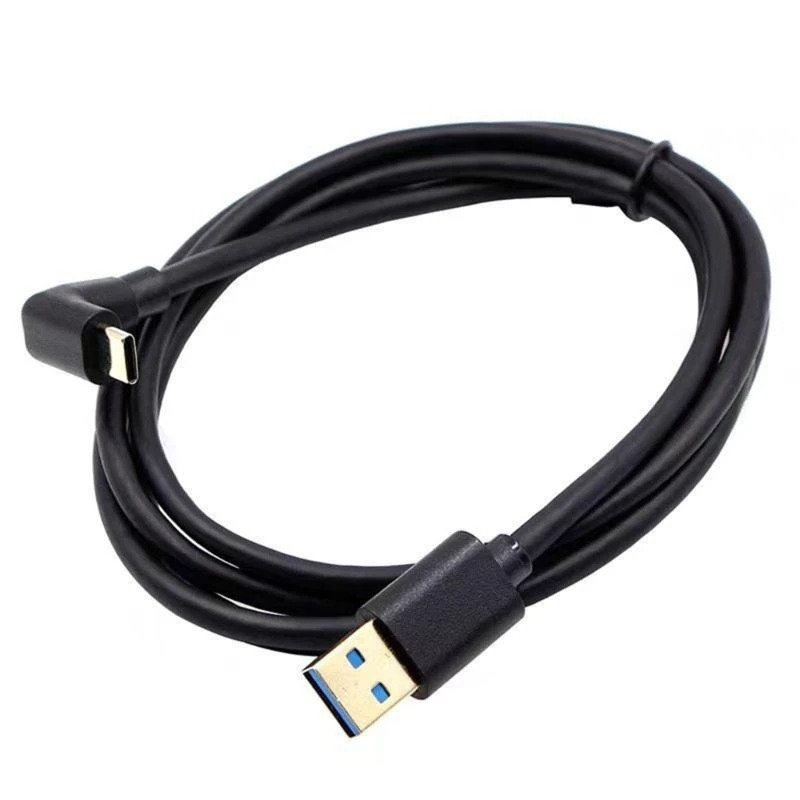 90 درجة USB C Cable USB إلى USB C الشحن السريع سلك 5 جيجابايت مزامنة للأجهزة المتعددة أجهزة الكمبيوتر المحمولة ملحقات الهاتف