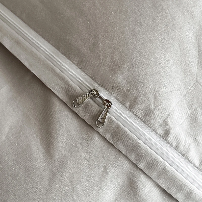 100% القطن الساتين الجاكار 4 قطعة طقم سرير فئة أ 60s طويلة التيلة القطن حاف مجموعة غطاء ضوء الملمس الفاخر للديكور المنزل #6