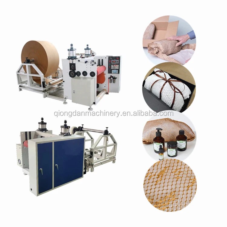 High Performance Honeycomb Wrapping Paper Making Machine Fish Net Cushion Paper Forming Cutting Shredder Machine for Packaging