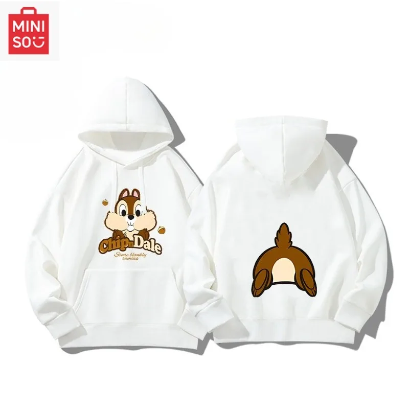 

Disney Chichititi cartoon peripheral teenagers can customize cute pure cotton hooded sweatshirts for loose men and women