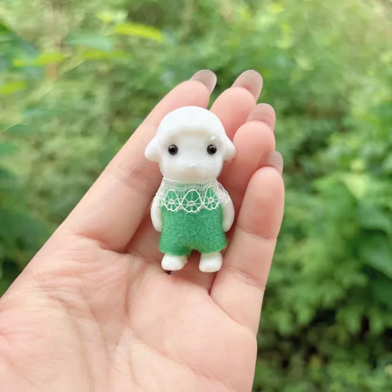 ชุดของเล่นเคลื่อนไหวได้ ซีรีส์ภาพครอบครัวเซนเบียร์ ตุ๊กตา ตุ๊กตาสัตว์ ของตกแต่งขนาดเล็ก ของเล่นบ้านจำลอง