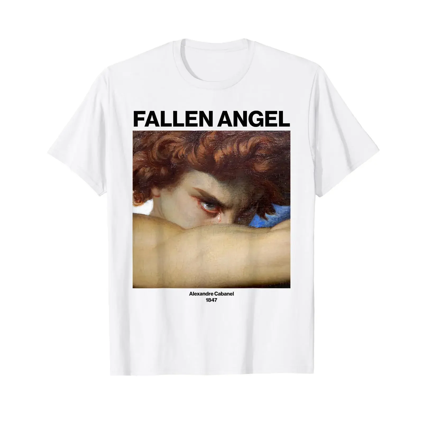 Fallen Angel Alexandre Cabanel Renaissance Aesthetics T Shirt vintage Washed Stylish Soft Unisex designer clothes Comfortable