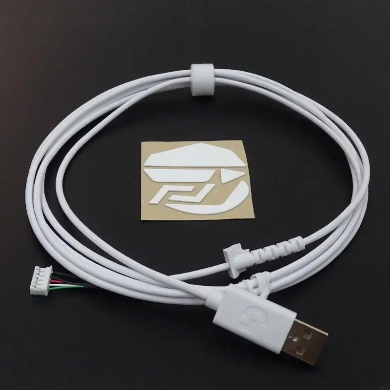 Y5LC USB -muiskabel en voeten voor G502 Mouse Part Repair Accessoires