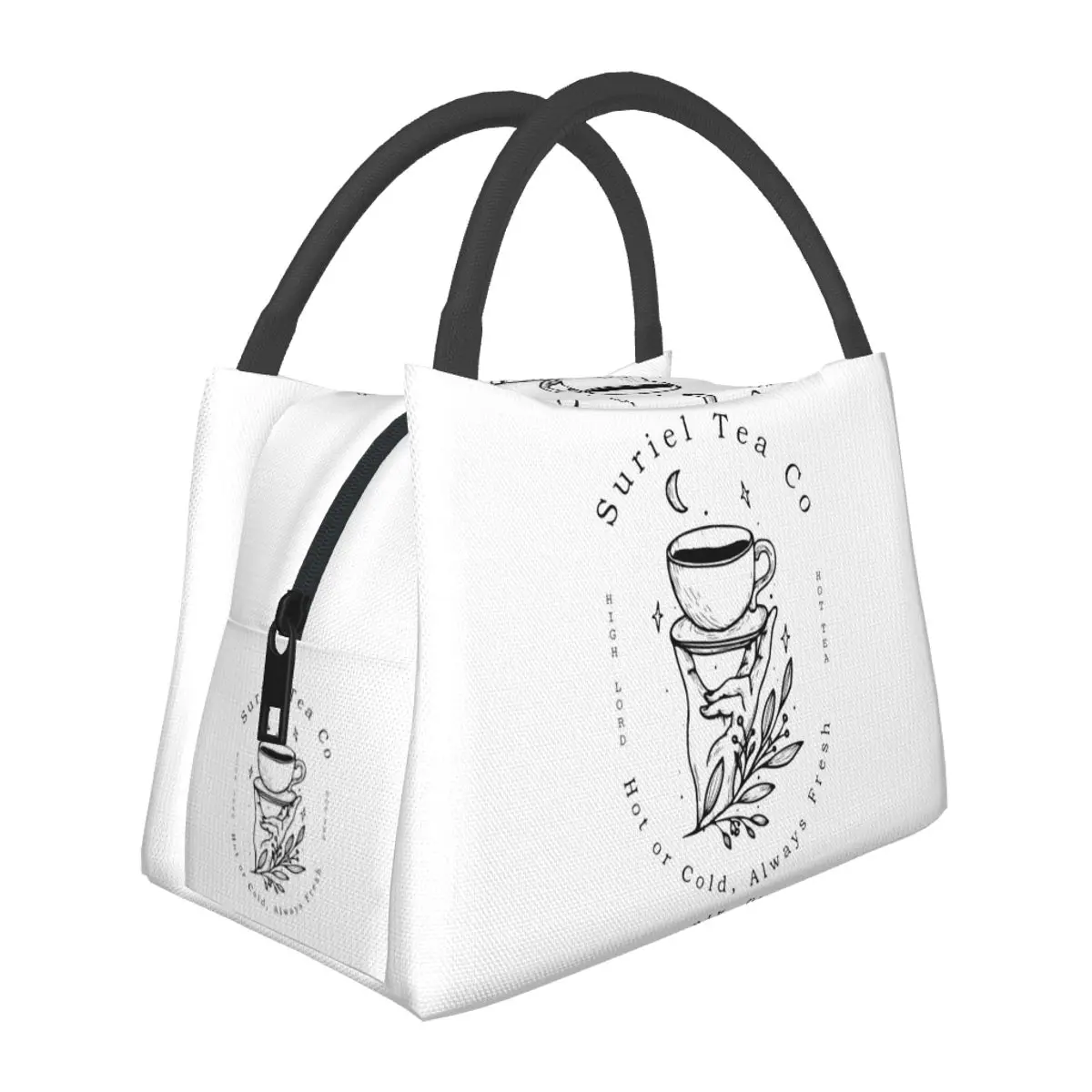 ACOTAR Suriel Tea Co Insulated Lunch Bag for Women Bento Storage Food Boxes Portable Container Cooler Thermal Lunch Box Tote