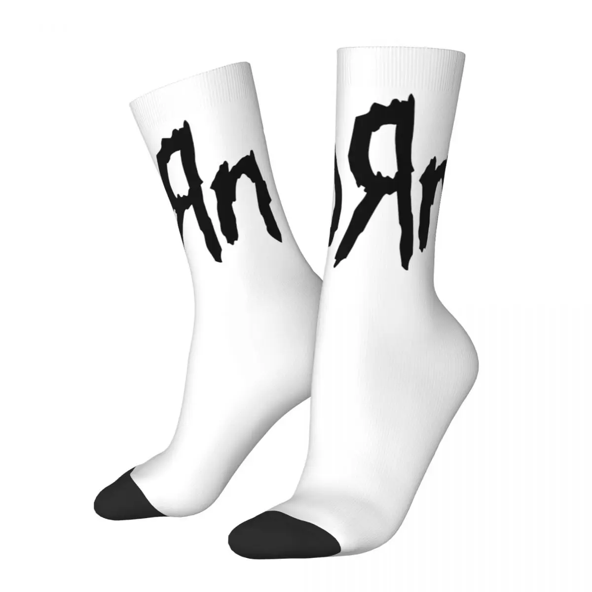 Men\'s Socks Korn Band Harajuku Music Rock Stockings Winter Retro Soft Socks Printed Running Anti Slip Socks