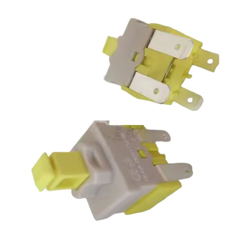 1pcs new 100% import Taiwan E-Switch PA512C self-locking switch 4pin dishwasher vacuum cleaner power button switch 16A 250V view 5