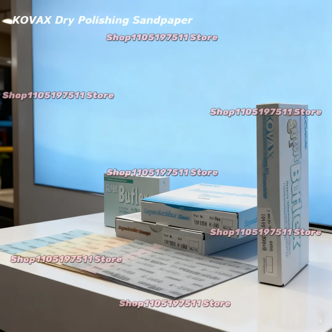 5pcs SuperAssilex Japan KOVAX Rectangular Dry Polishing Sandpaper Super Fine Lacquer Abrasive Automotive Hardware Car Polishing