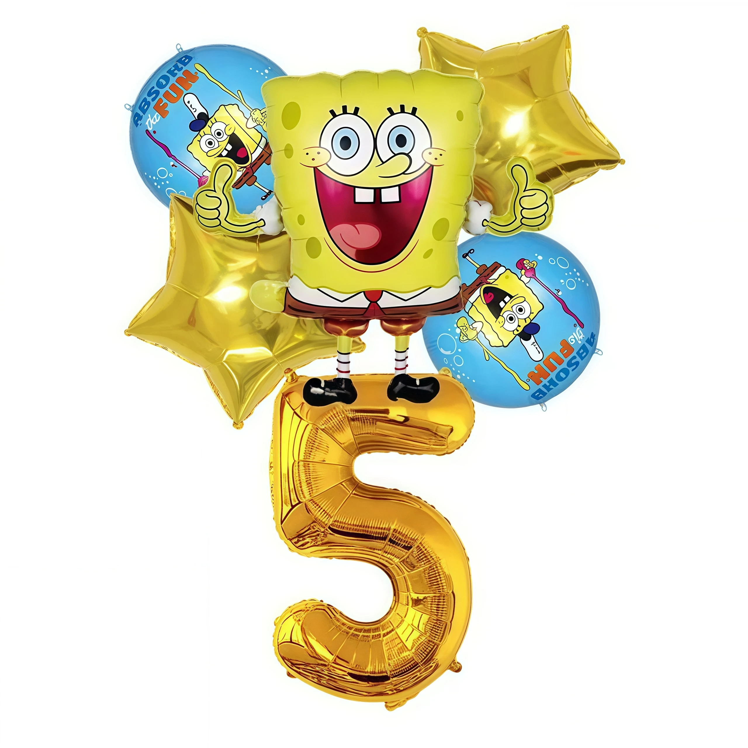 SpongeBob Geburtstagsparty Dekoration Hintergrund Tortendekoration Becher Ballons für Kinderparty Gastgeschenk Babyparty Zubehör – Detail 37