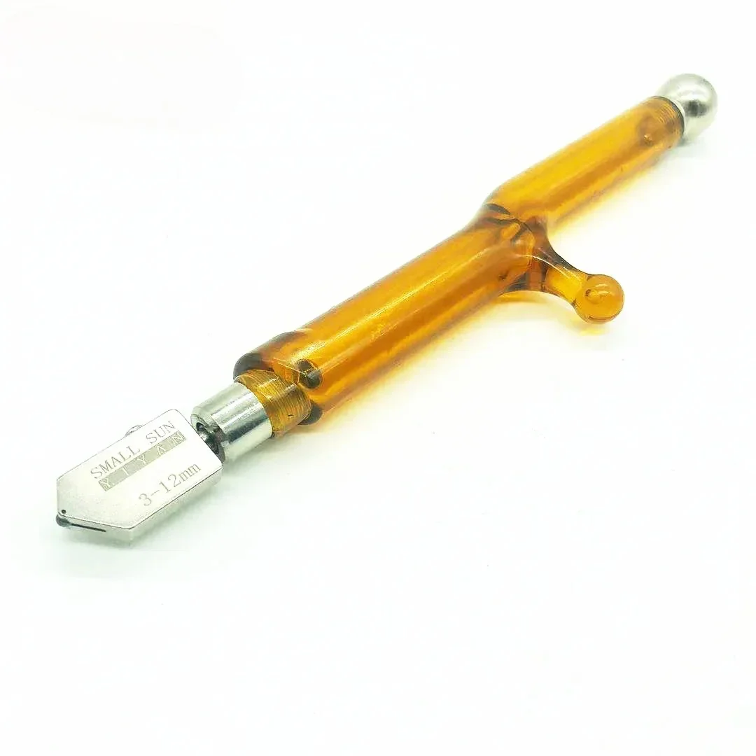 Pistol Grip Glass Cutter 3-12mm Custom-grip Service Life 12,000m Stained Glass Cutting Tool