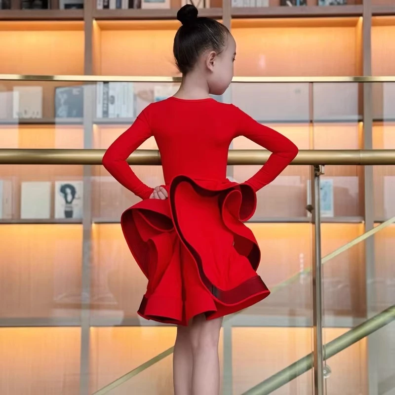professional-girls'-latin-dance-costume-for-the-national-standard-children's-performance-in-the-advanced-latin-dance-competition