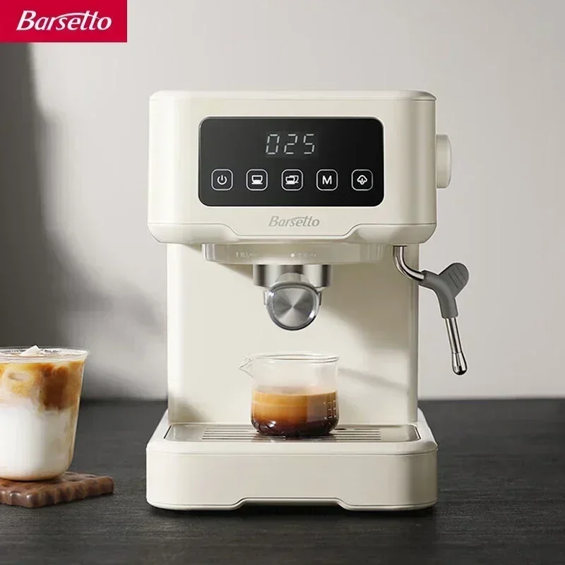 

Original Barsetto Coffee Maker Espresso Home Semi-automatic Espresso Machine 15bar Extraction with Steam Milk Frother BAE-403