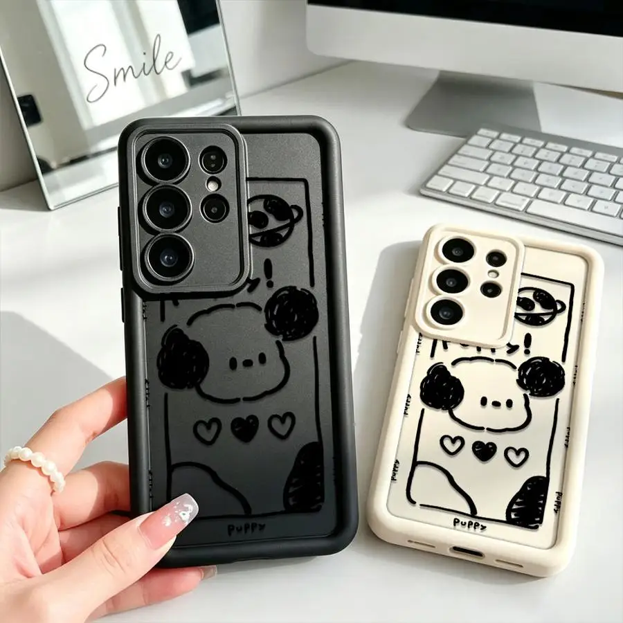 Puppy Dog Lover Case for Samsung Galaxy S26 Ultra S20FE S25 Edge S25 S23 FE S24 Plus S22 S24Ultra S21 Phone Cover