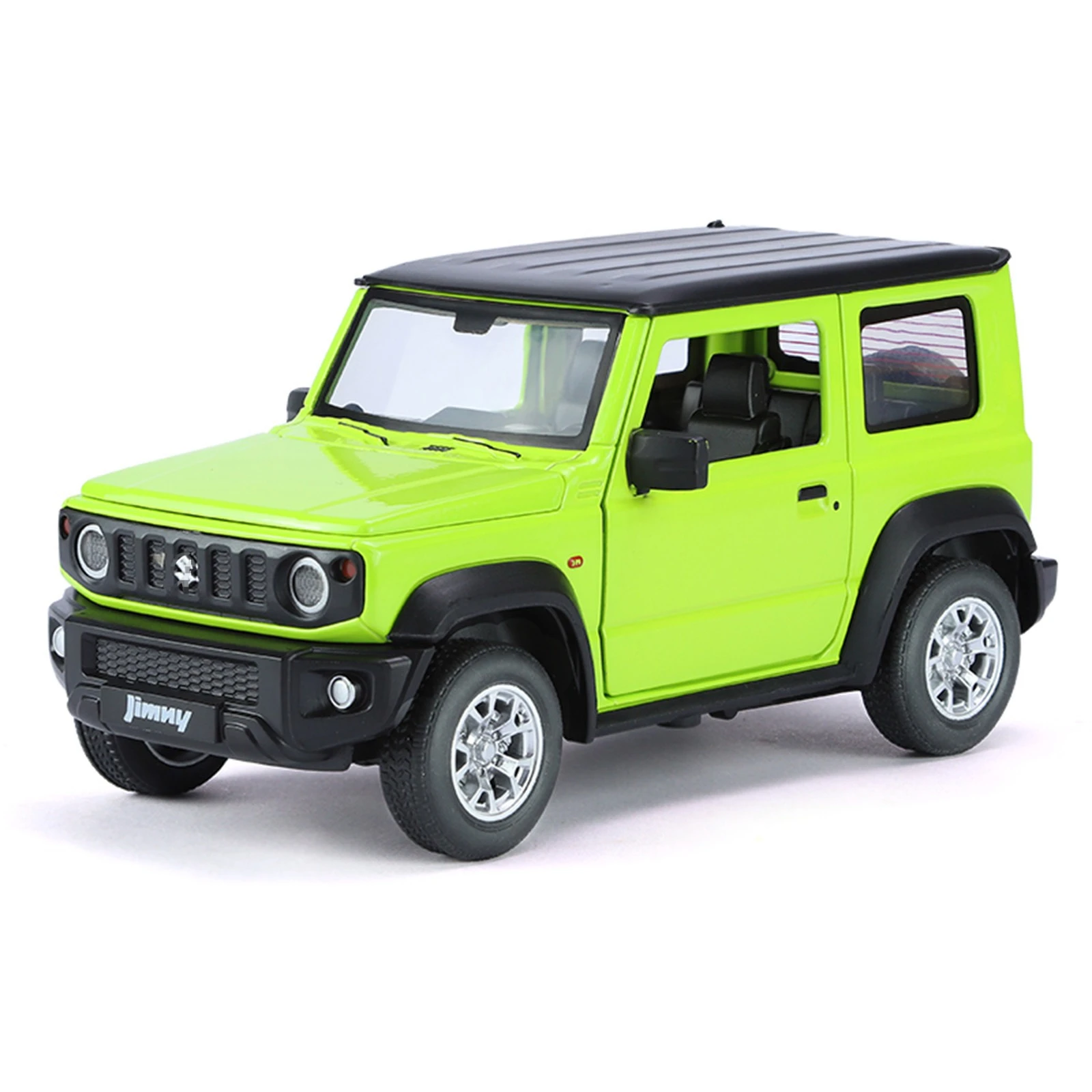 1:24 Jimny Off Road SUV Legierung Metall Druckguss Modell Fahrzeug Sound & Licht Sammlung Display Hobby Dekoration Geschenke für Jungen