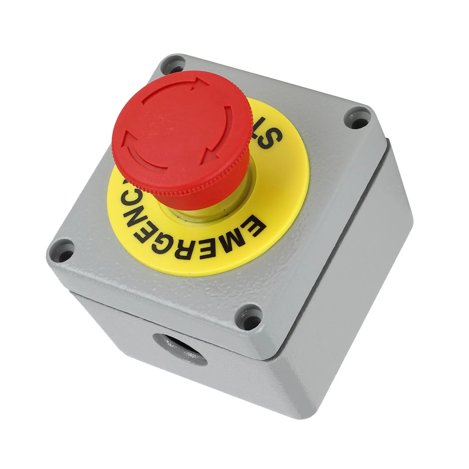 Button Box Push Button   Box 1 Button Emergency Stop Control  Box IP66 Dustproof Waterproof 80x75x60