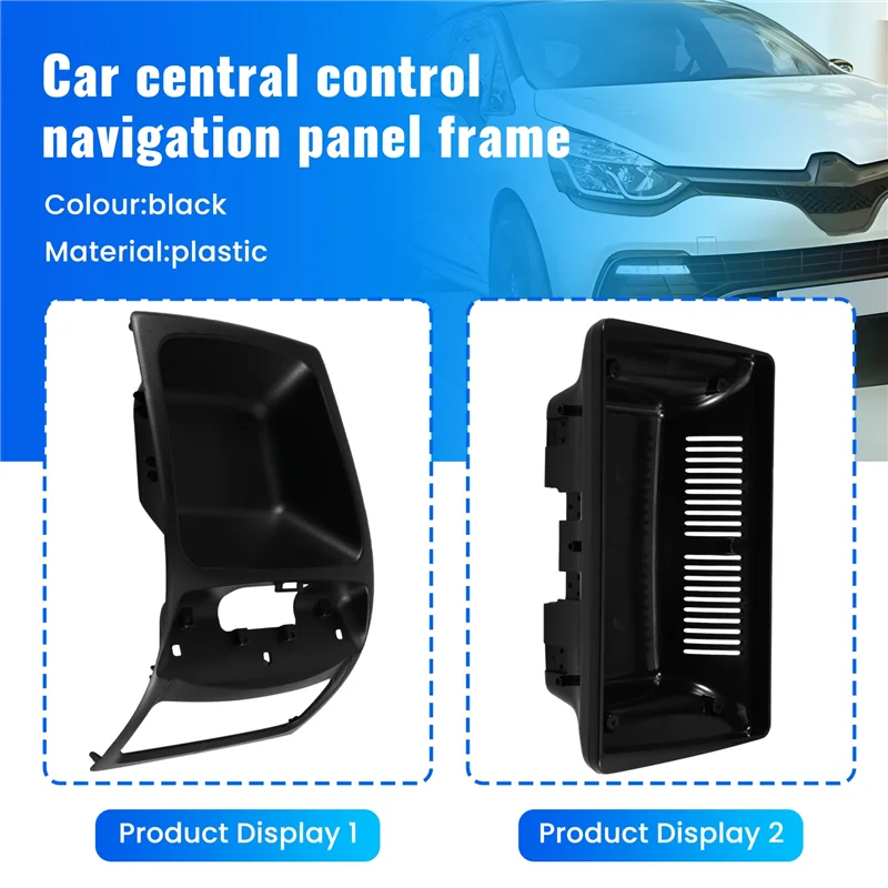 

【Price Drop !!】9 Inch Car Radio Android Frame For Renault Clio 2 2014 Hatchback 2 Din Head Unit Fascia Stereo Dash Cover Panel L