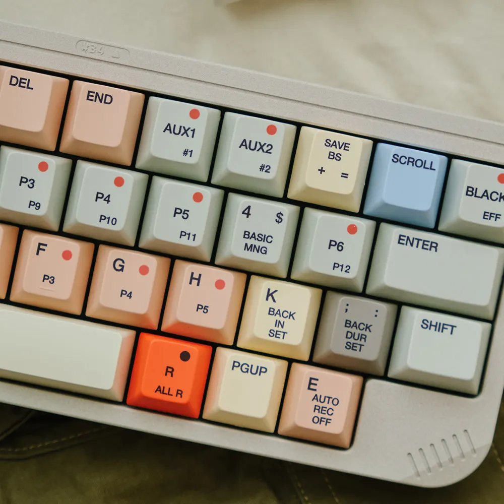 FBB Keycaps S9000 Retro Style For Cherry Mechanical Keyboard Key cap For Gaming Office Laptop Accessories 1.7mm Thickness