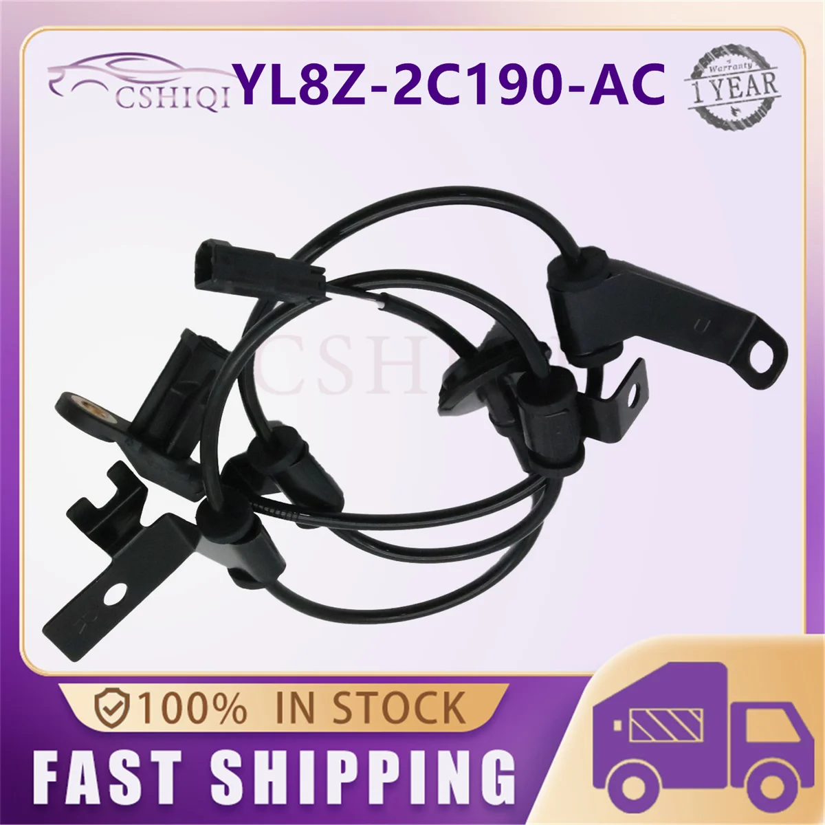 YL8Z-2C190-AC Rear Right ABS Wheel Speed Sensor For Ford Escape Mercury Mariner Mazda Tribute 2.0 2.3 3.0L YL8Z-2C190-AA