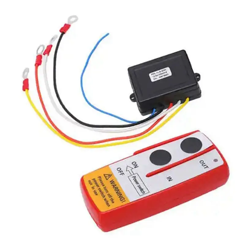 HOT-Universal Winch Wireless Remote Control Switch Kit With Receiver For Truck Jeep ATV SUV,Universal Winch Wireless Remote Cont