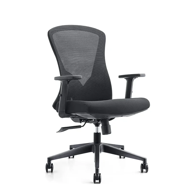 Custom design office chairs Modern  Computer Furniture Ergonomic Swivel Fabric Mesh Material No Headrest