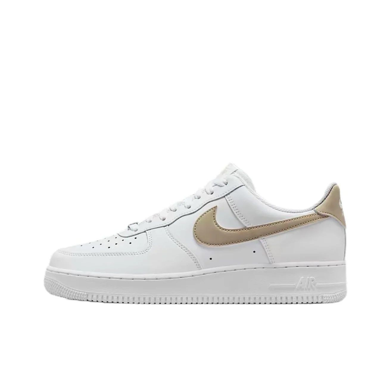 Nike Air Force 1 Leather Cushioning Skateboard Shoes Men's White FJ4146-120