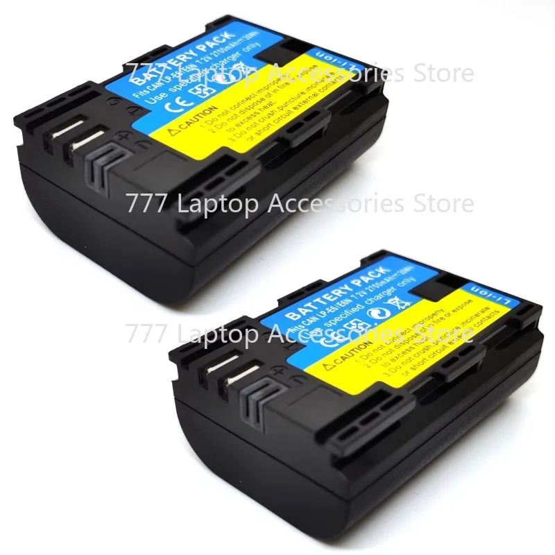 

2x Li-ion Battery Pack LP-E6N For Canon EOS 60D 60Da 70D 80D 90D