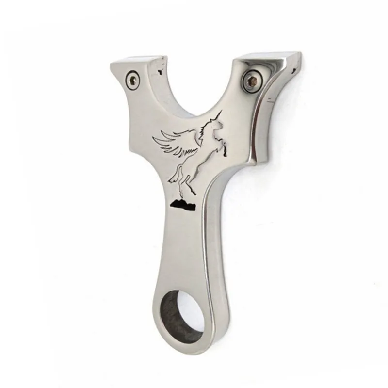 

Рогатка прямая из нержавеющей стали, традиционная катапульта быстрого пресса, аксессуары для охоты и занятий спортом на открытом воздухе, композитный лук