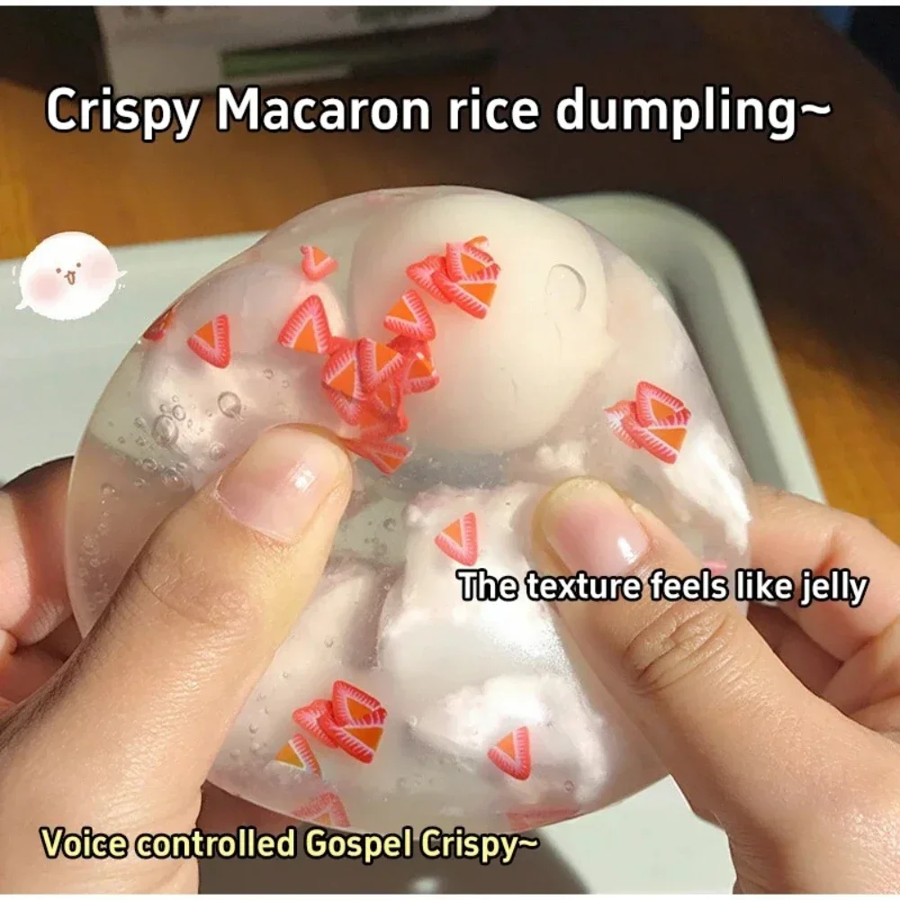 ghtCreative Rice Dumpling Crispy Leather Ball Can Be Crushed Three Times Small Ball Giant Decompression Hand Ball Venting Toys M image 3