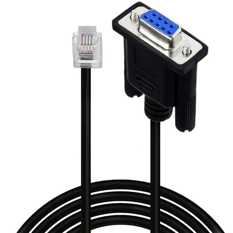 Professional RS232 DB9Female To RJ11 Consoles Cable for AP7800,AP7900 Devices for Connection Data Center Stable Signals P9JB