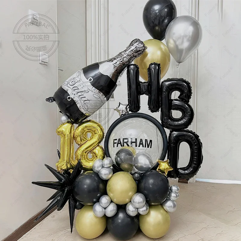 1Set Black And Gold…