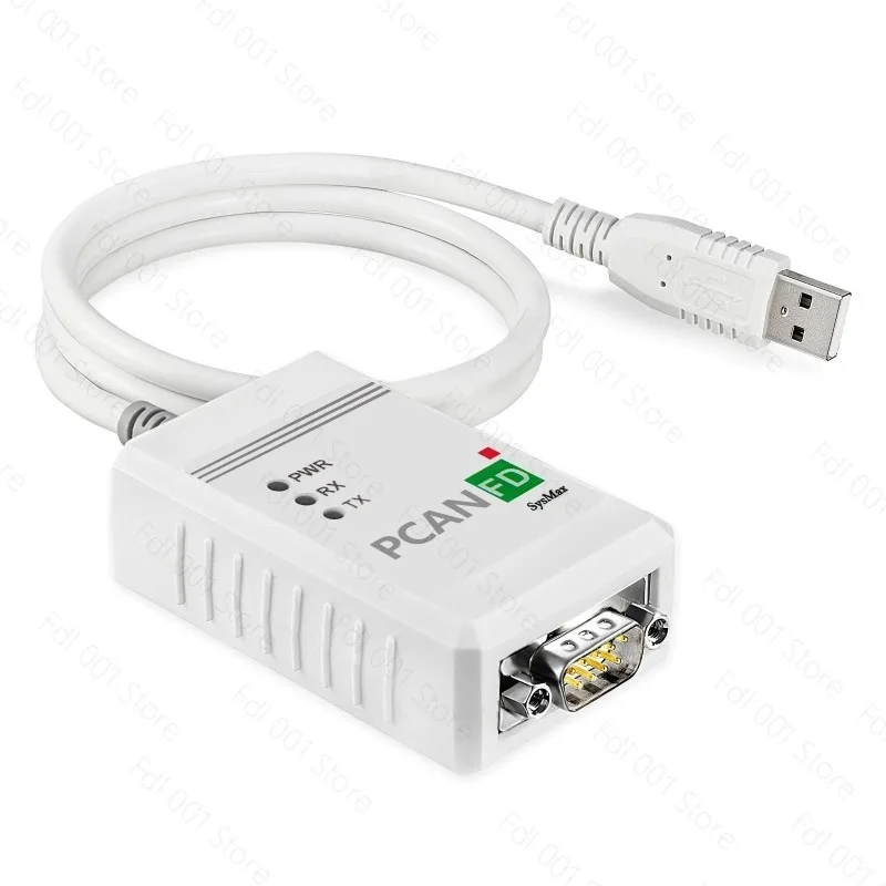 PCAN FD USB Analyzer Compatible with Peak IPEH-004022 CAN FD Interface Supports Inca for Automotive Diagnostic Tools