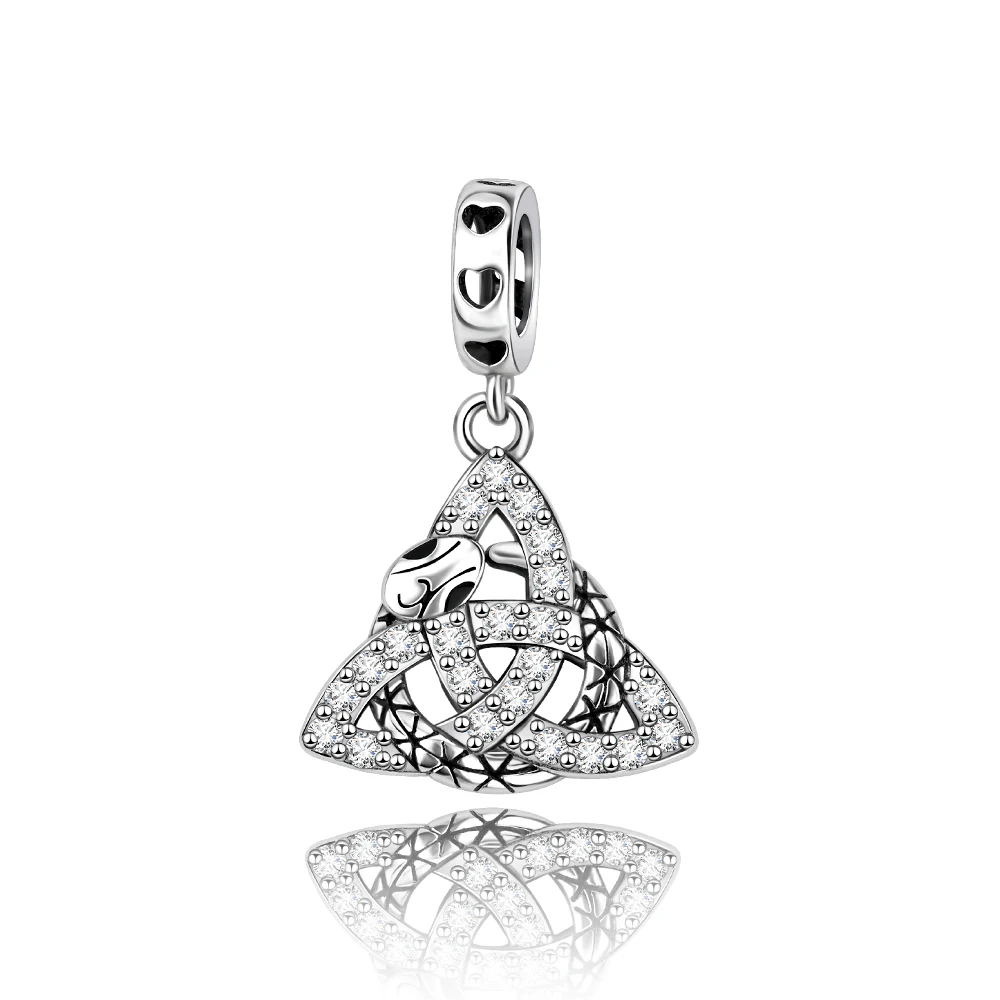 

Danturn 925 Sterling Silver Original Beads Infinite Love Dangle Charm fit Snake Chain Bracelet Fashion Women Jewelry Making