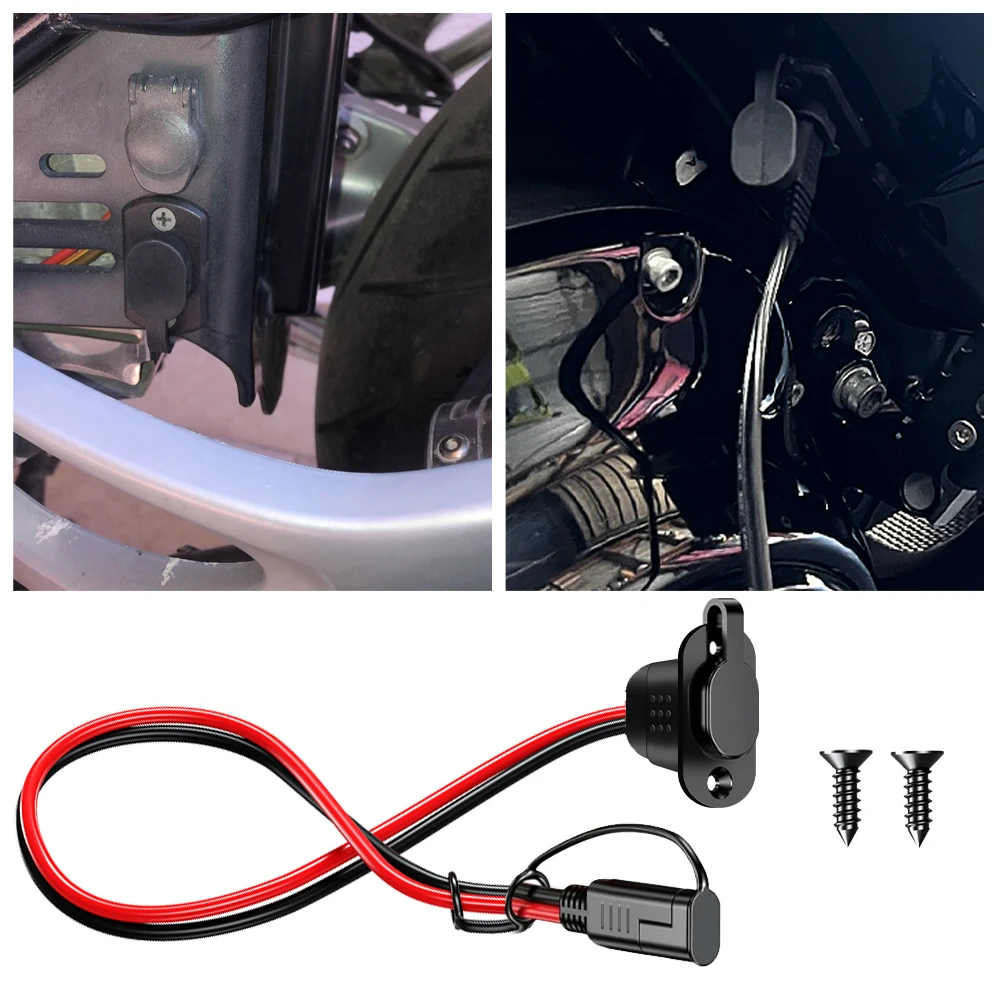 SAE Quick Connector Harness SAE Adapter Male Plug to Female Socket Cable 12/16/18AWG SAE Extension Cord 30/50CM