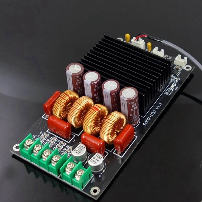 New Upgraded TPA3255 SAMP-100 TPA3255 2X300W 600W Stereo Class D High Power Hifi Amplifier Board Easy Install