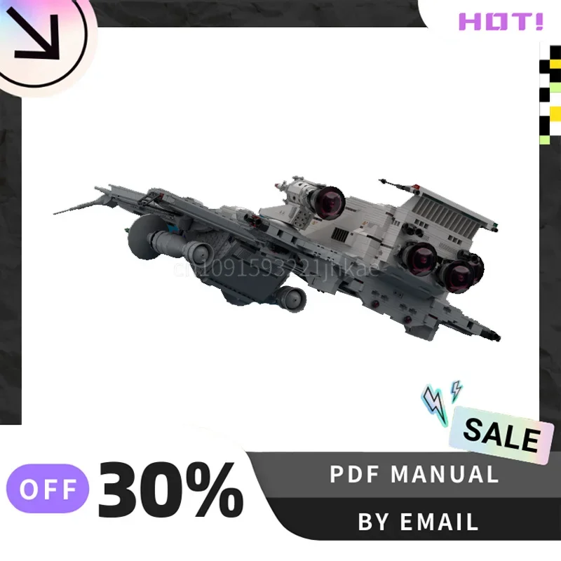 [3129PCS] Dostosowane MOC Starfleet Voyager Kreatywny zestaw klocków STEM Zabawki edukacyjne DIY Zestaw modeli konstrukcyjnych Urodziny