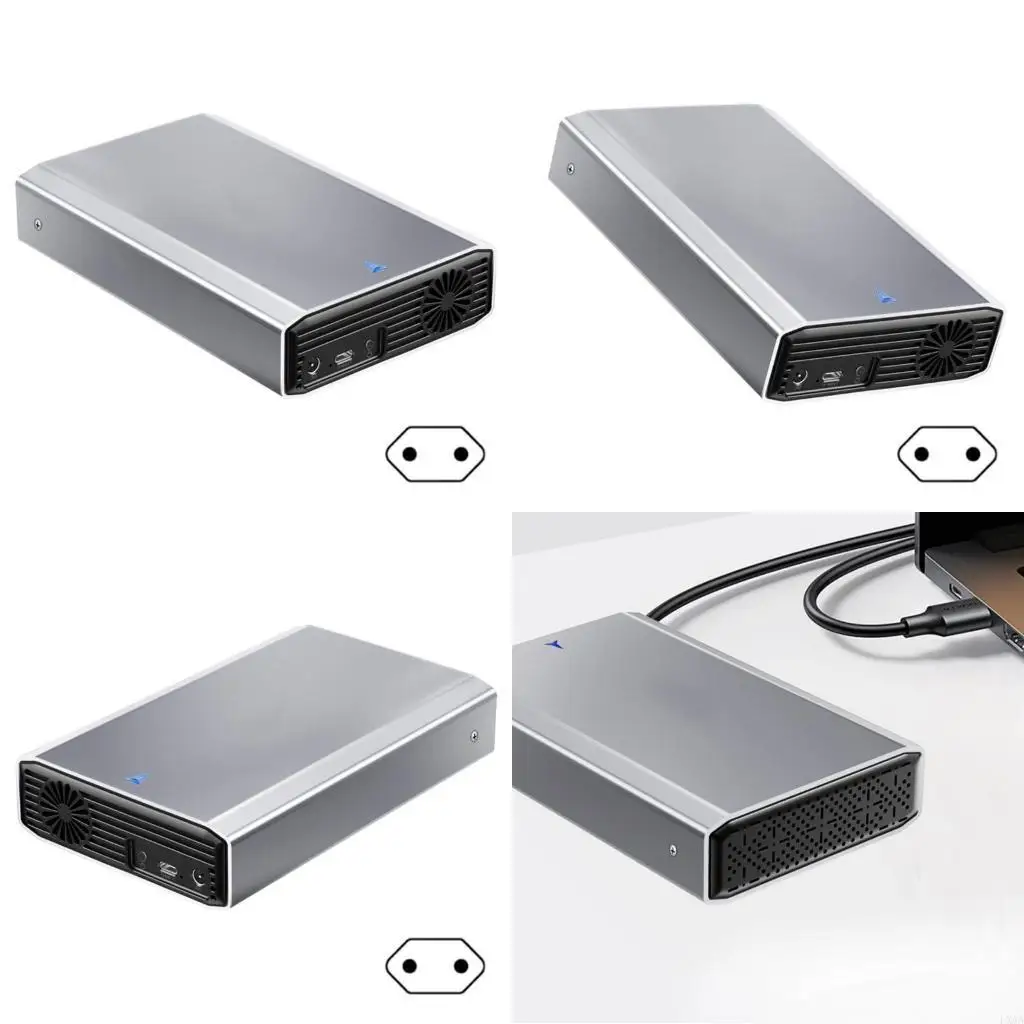 

LXAA Aluminium Hard Drive Enclosure for 2.5/3.5 Inch SATAs HDD SSD USB 3.1 Port
